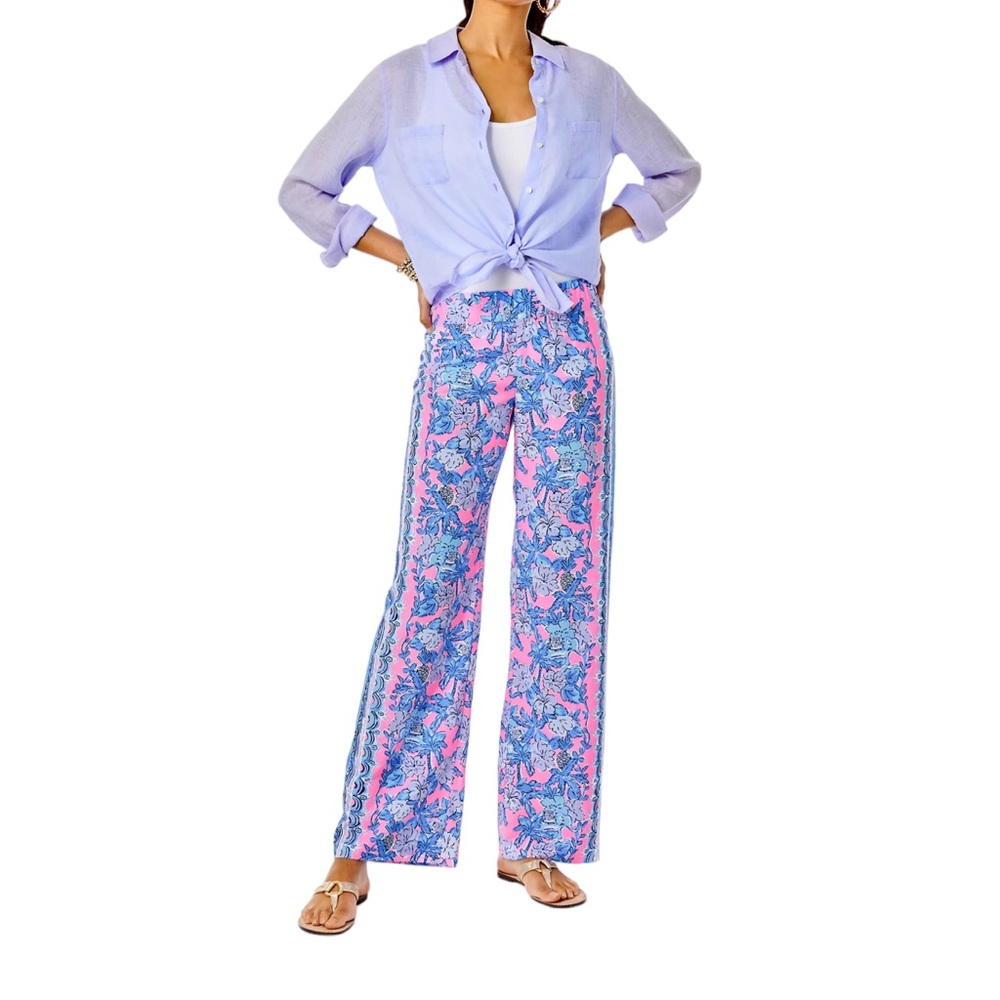 Pants - 32" Bal Harbour Palazzo Pant - NWT - Lilly Pulitzer LPBOX2-16